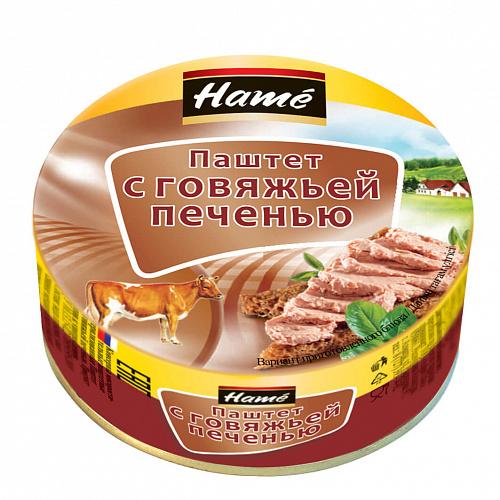 Паштет Hame Деликатесный из говяжьей печени, 117 гр., ж/б