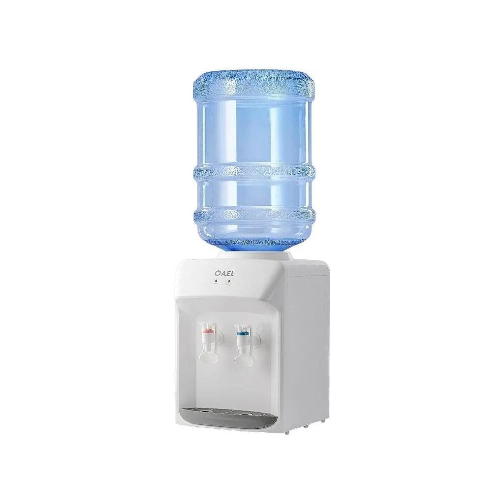 Кулер AEL TD-111, настольный, электронный, push - кран, белый
