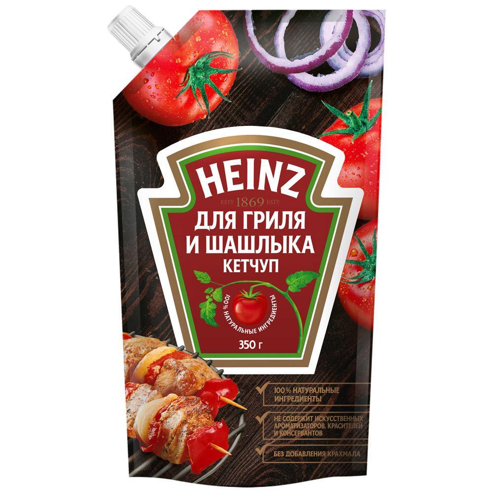 Кетчуп Heinz для гриля и шашлыка 350 гр., дой-пак