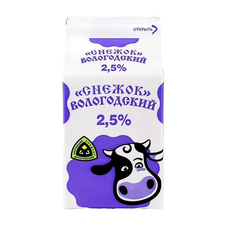 Снежок Северное молоко 2,5% 470 мл., тетра-пак