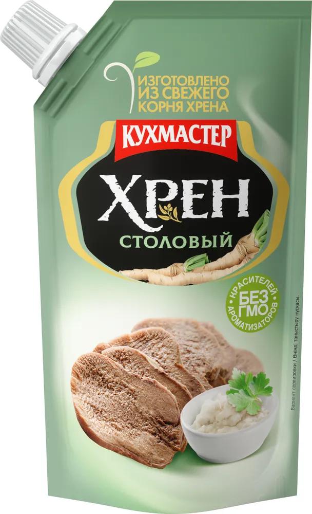 Хрен Кухмастер столовый 140 гр., дой-пак