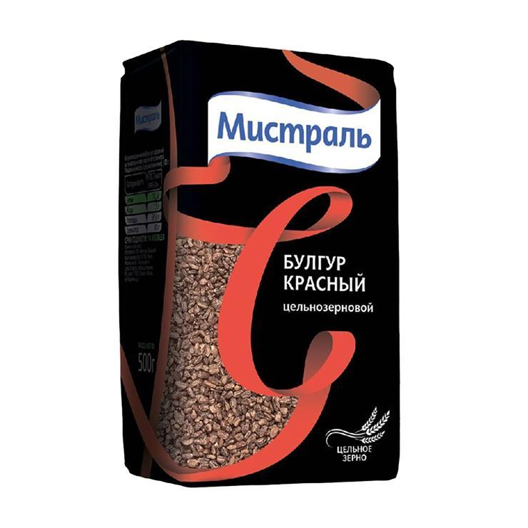 Булгур Мистраль красный цельнозерновой 500 гр., флоу-пак