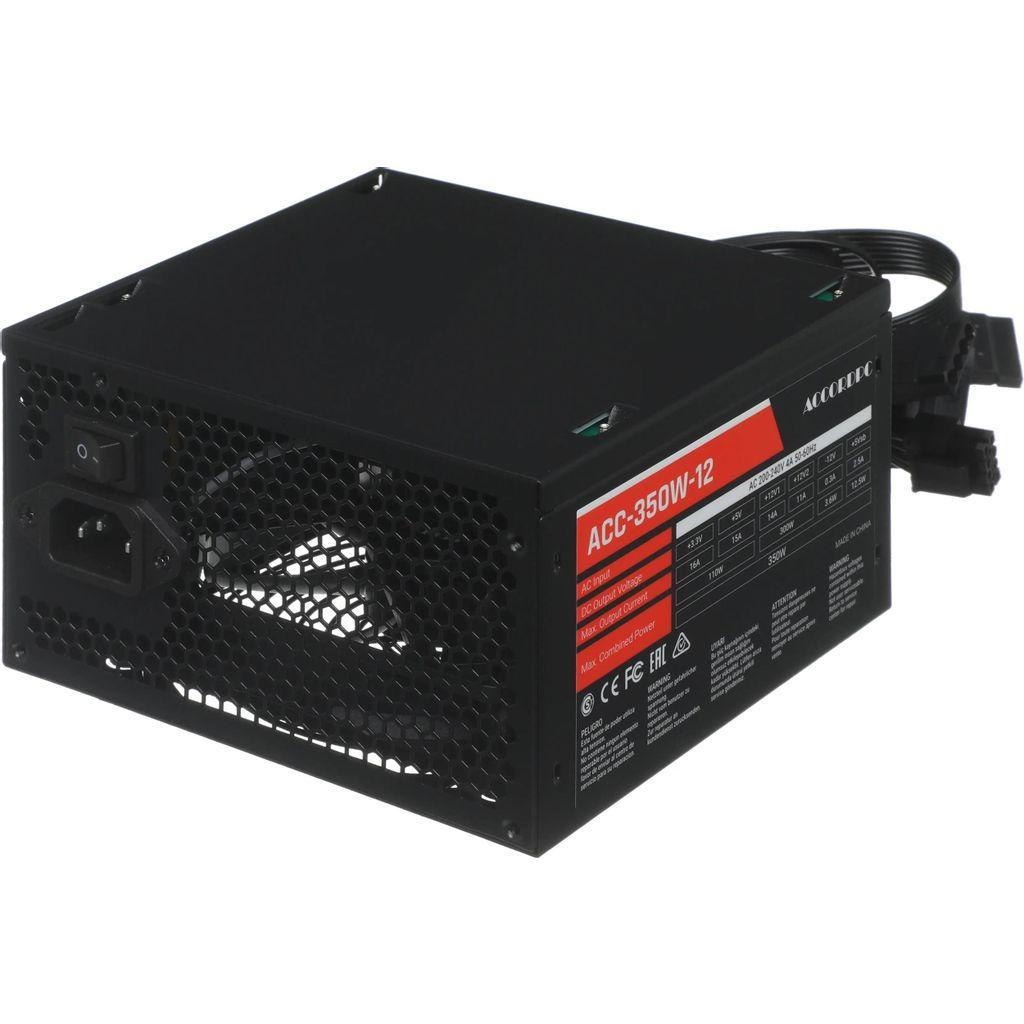 Блок питания ACCORD ACC-350-12, 350Вт, 120мм, черный