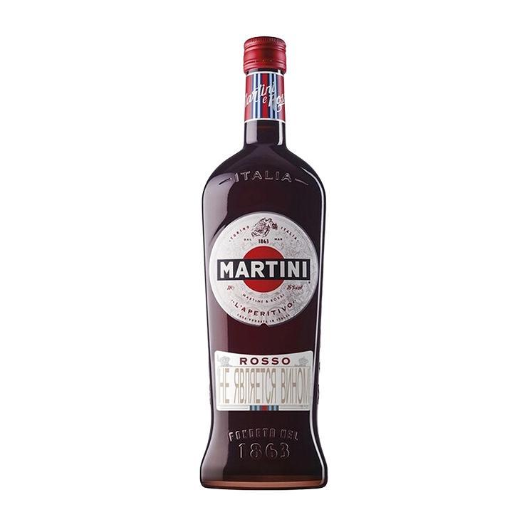 Напиток виноградосодержащий Martini Rosso красный сладкий 15% Италия 1 л., стекло