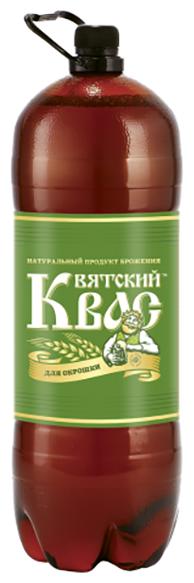 Квас Вятский хлебный окрошечный 3 л., ПЭТ