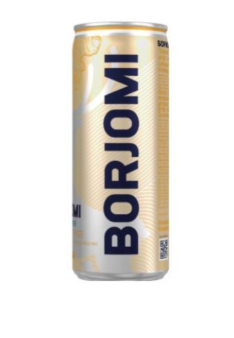 Напиток газированный Borjomi цитрус имбирь Грузия 330 мл., ж/б