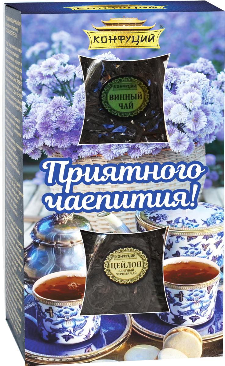 "Винный чай" 105гр. набор черн.чая (6)