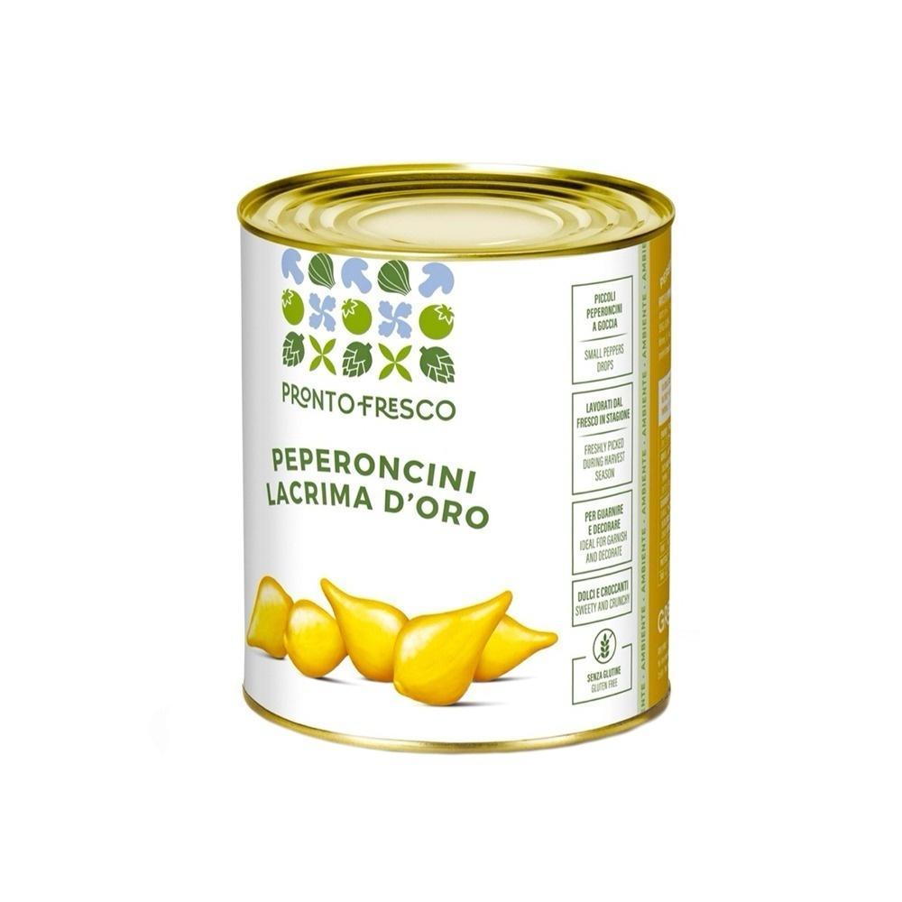 Перец Greci Pronto Fresco желтый 325 гр., ж/б