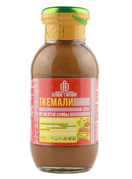 Соус GEORGIA'S NATURAL Organic Ткемали из желтой сливы 235 гр., стекло