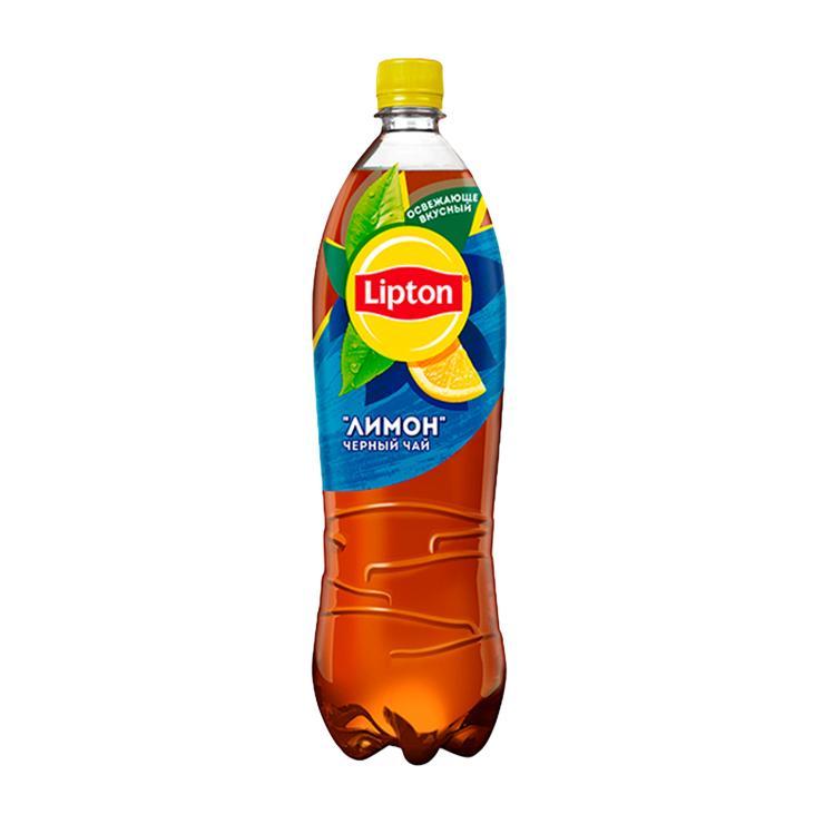 Чай холодный Lipton черный лимон 1,5 л., ПЭТ