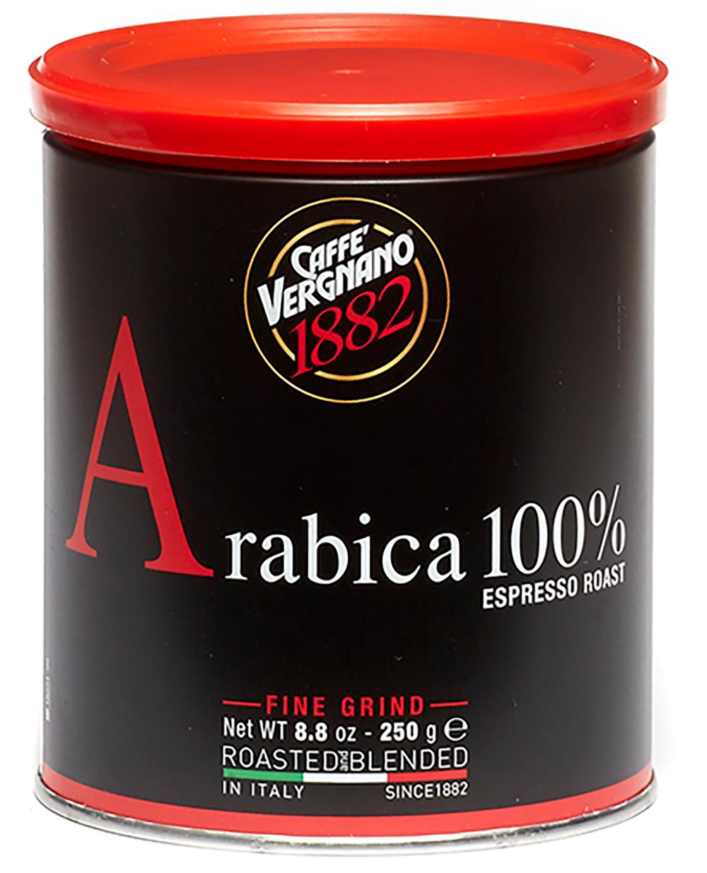 Кофе Caffe Vergnano Arabica Espresso Roast молотый 250 гр., ж/б