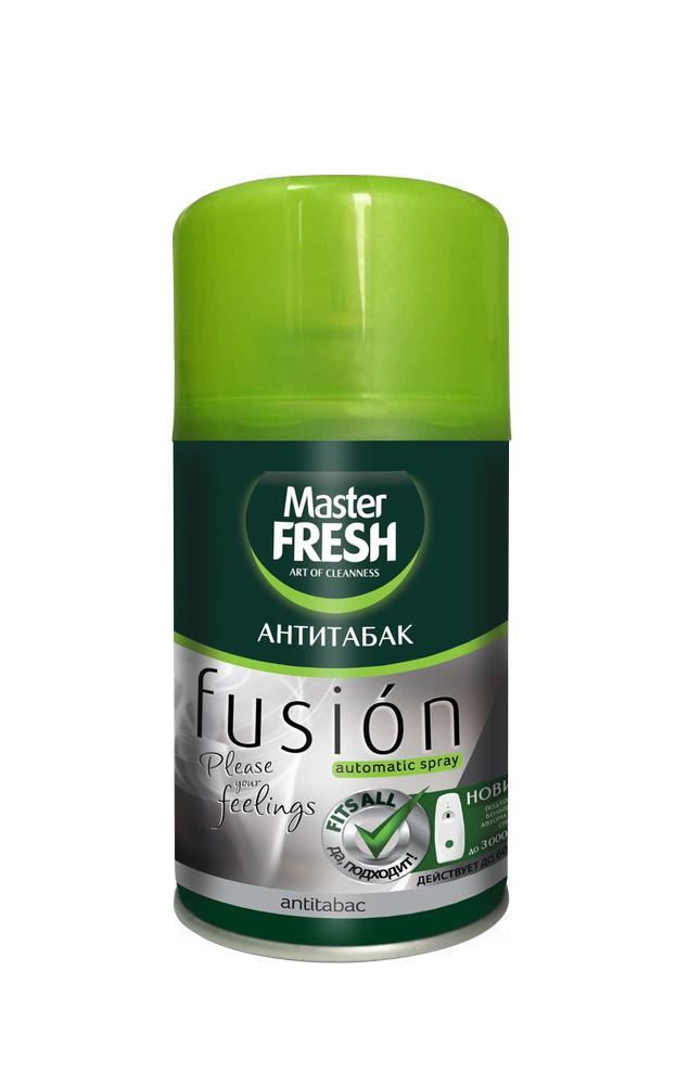 Освежитель воздуха Master Fresh сменный баллон для спрея Антитабак, 250 мл., баллон