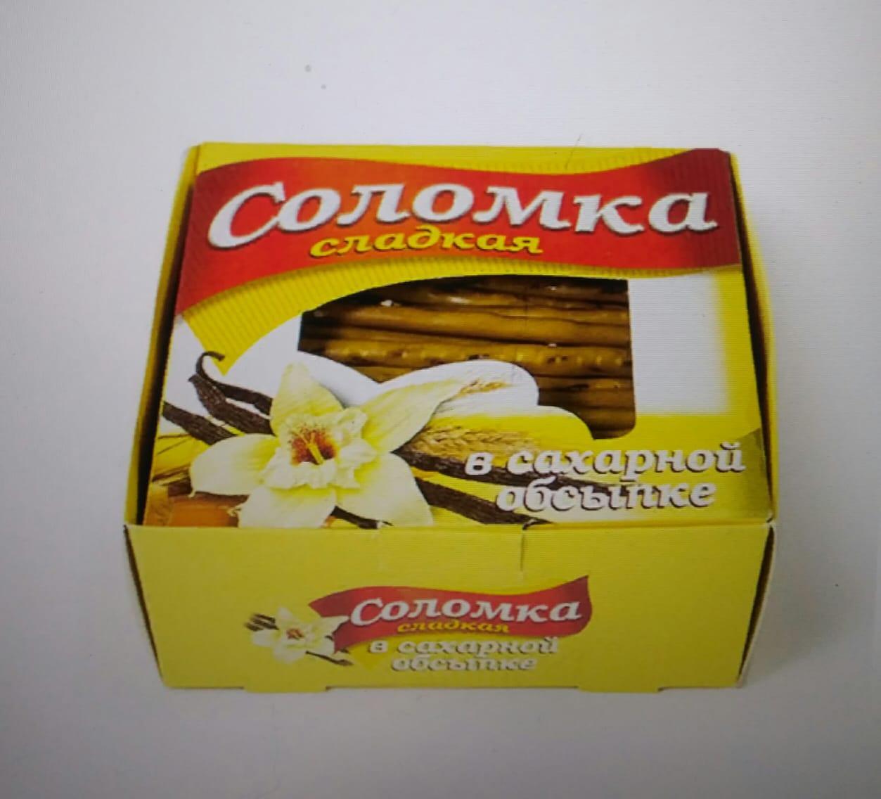Соломка Каролина сладкая 150 гр., картон