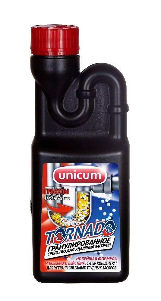 Гель с гипохлоритом для удаления засоров UNICUM Expert, 500 мл., ПЭТ