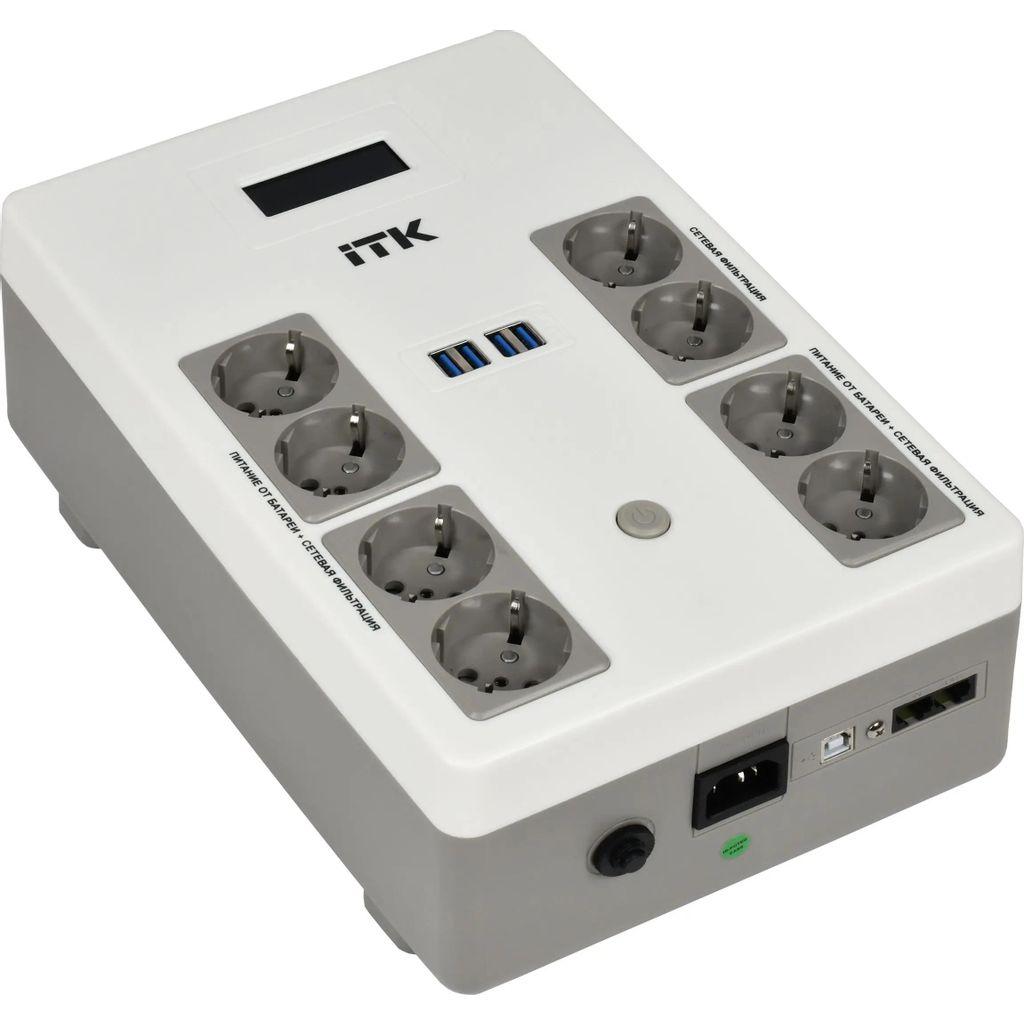 ИБП ITK Electra EST8-800VA-1-001, 800ВA