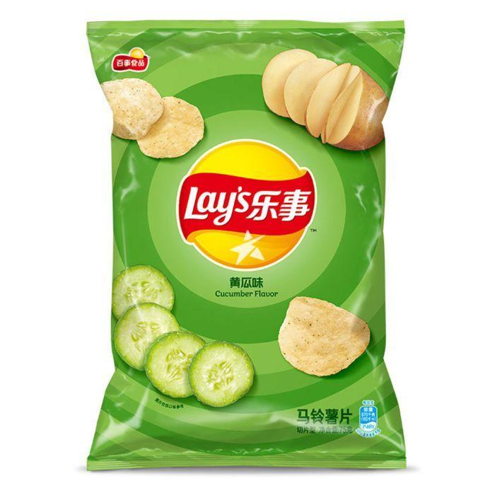 Чипсы Lay's огурец 70 гр., флоу-пак
