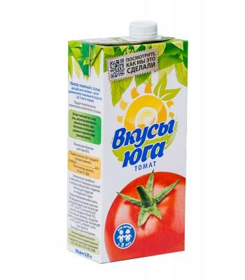 Нектар Вкусы Юга томатный с солью 950 мл., тетра-пак