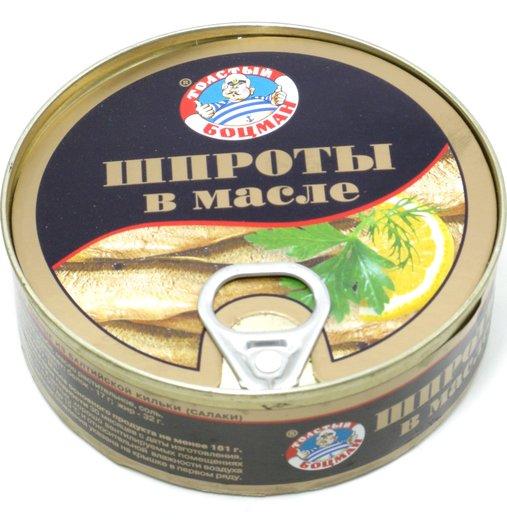 Шпроты Толстый боцман в масле