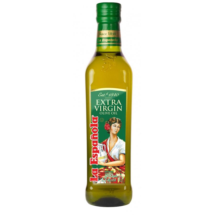 Масло оливковое La Espanola Extra Virgin нерафинированное, 500 мл., стекло