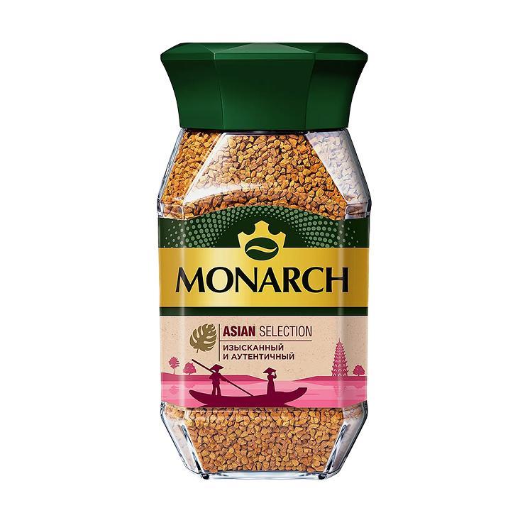 Кофе растворимый Monarch asian сублимированный 180 гр., стекло