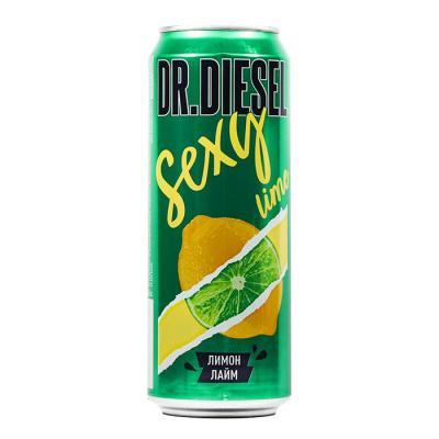 Напиток пивной Dr.Diesel Sexy lime лимон лайм светлый пастеризованный 4,3% 430 мл., ж/б