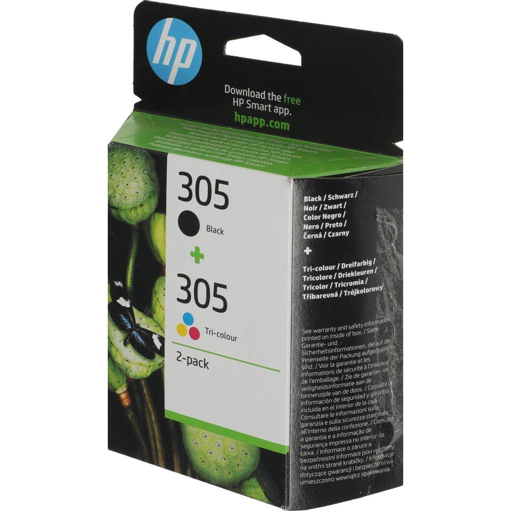 Картридж HP 305 (3YM60AE+3YM61AE), черный / трехцветный / 6ZD17AE