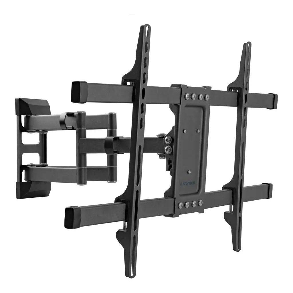 Кронштейн для телевизора Kromax CORBEL-10, 32-75, настенный, поворот и наклон, титан [90594]