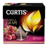 Чай Curtis Isabella Grape черный 20 пирамидок 36 гр., картон