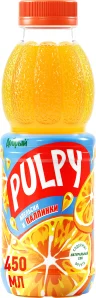 Напиток сокосодержащий Pulpy апельсин 450 мл., ПЭТ