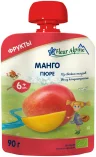 Пюре Fleur Alpine манго с 6 месяцев, 90 гр., дой-пак