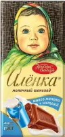 Шоколад Алёнка молочный 75 гр., обертка