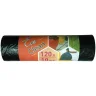 Мешки Ecoclean для мусора 120 л., ПНД, 67*102 см., 12 мкм., 10 штук,черные, в рулоне, бумага