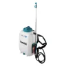 Опрыскиватель MAKITA DUS158Z, аккумуляторный, ранцевый, 15л, белый/бирюзовый